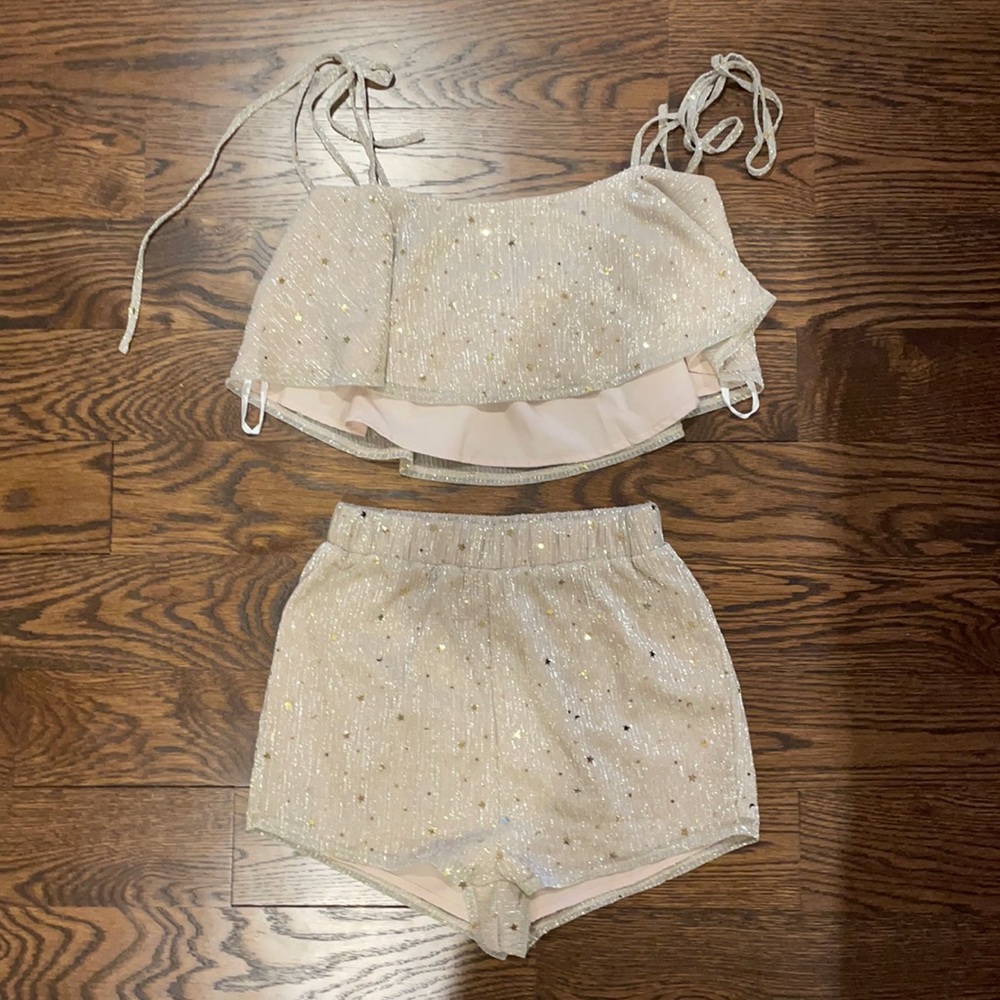 sparkly two piece